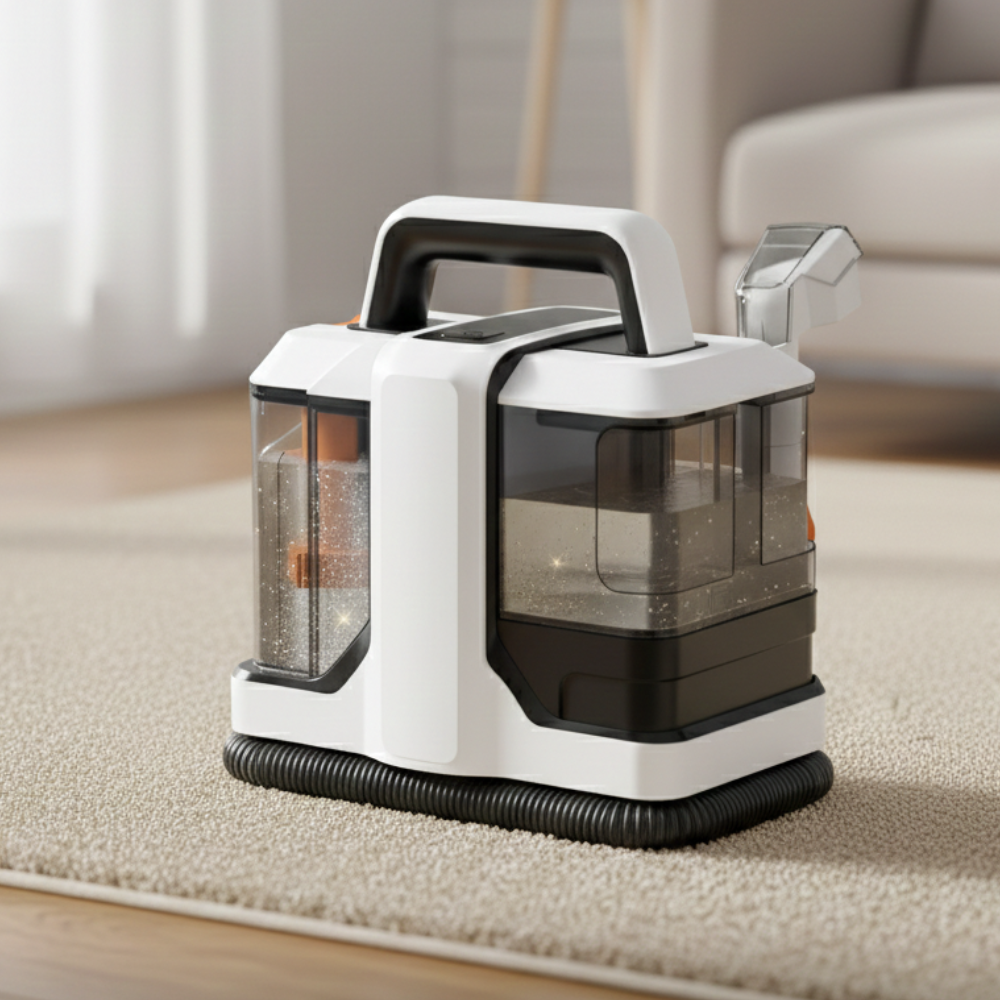 Shampouineuse portable pour tâches sur textiles, voiture ,canapé et tapis