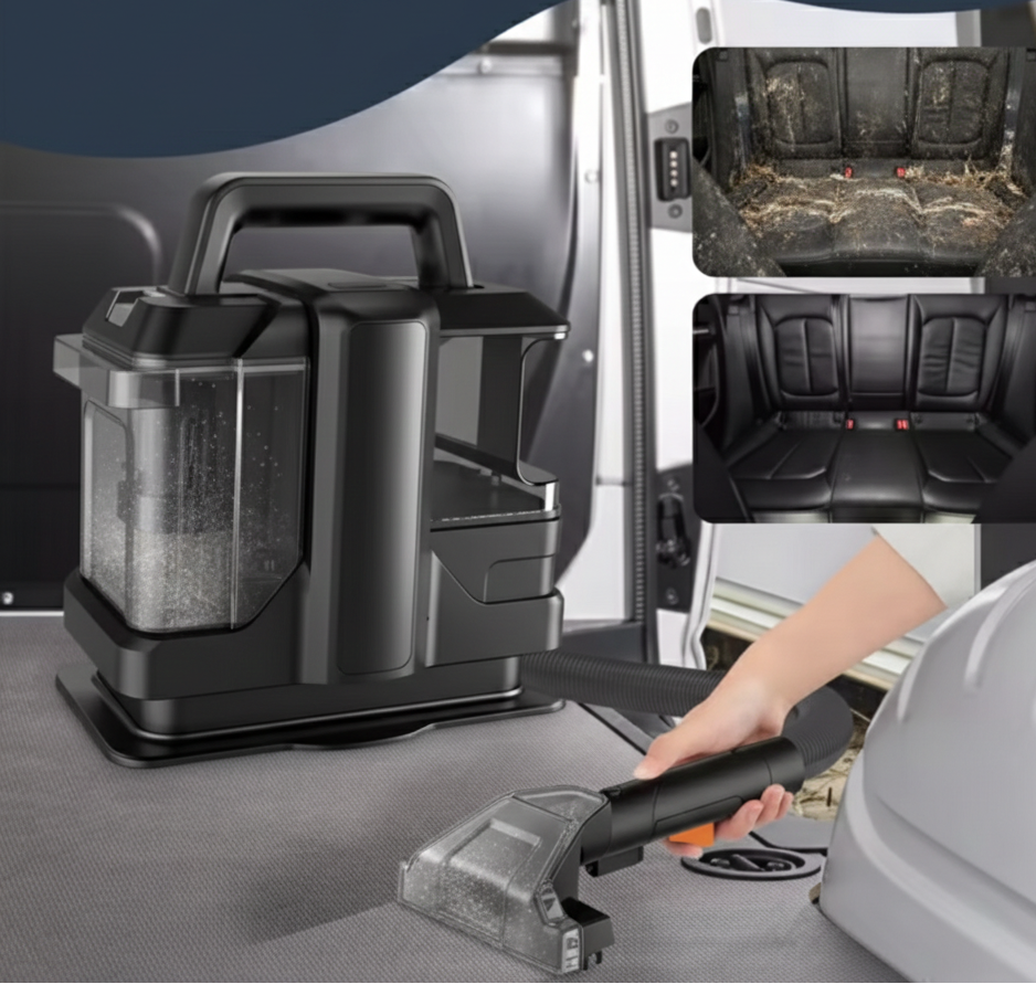 Shampouineuse portable pour tâches sur textiles, voiture ,canapé et tapis