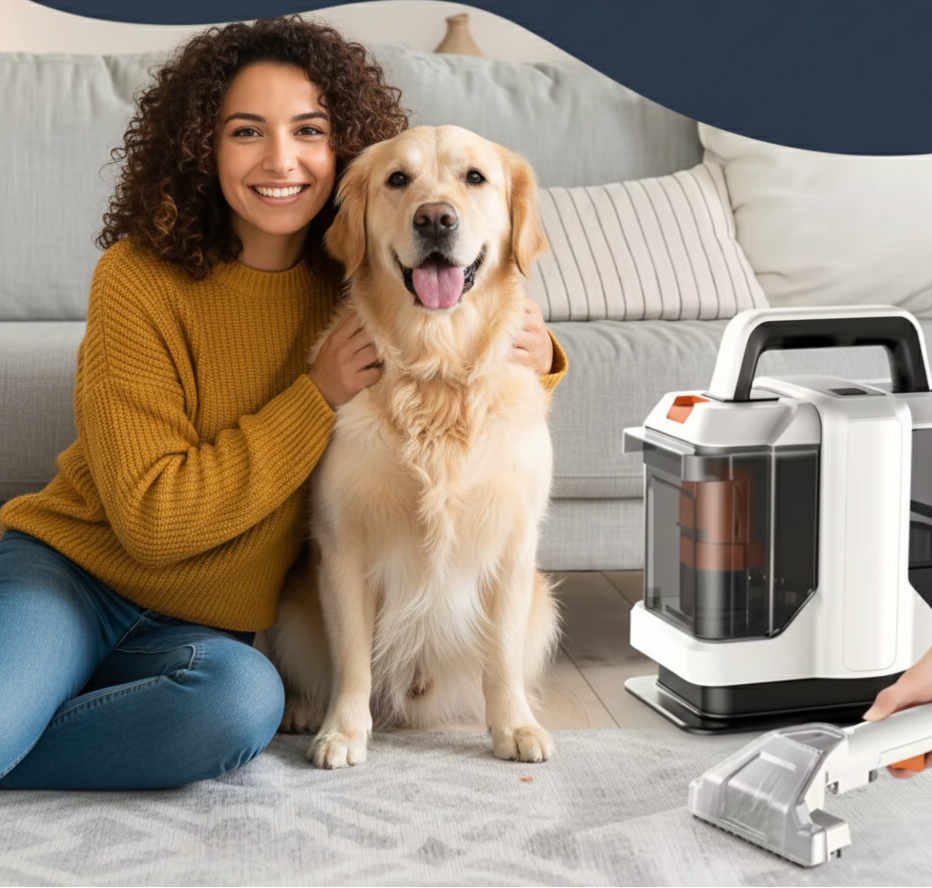 Shampouineuse portable pour tâches sur textiles, voiture ,canapé et tapis